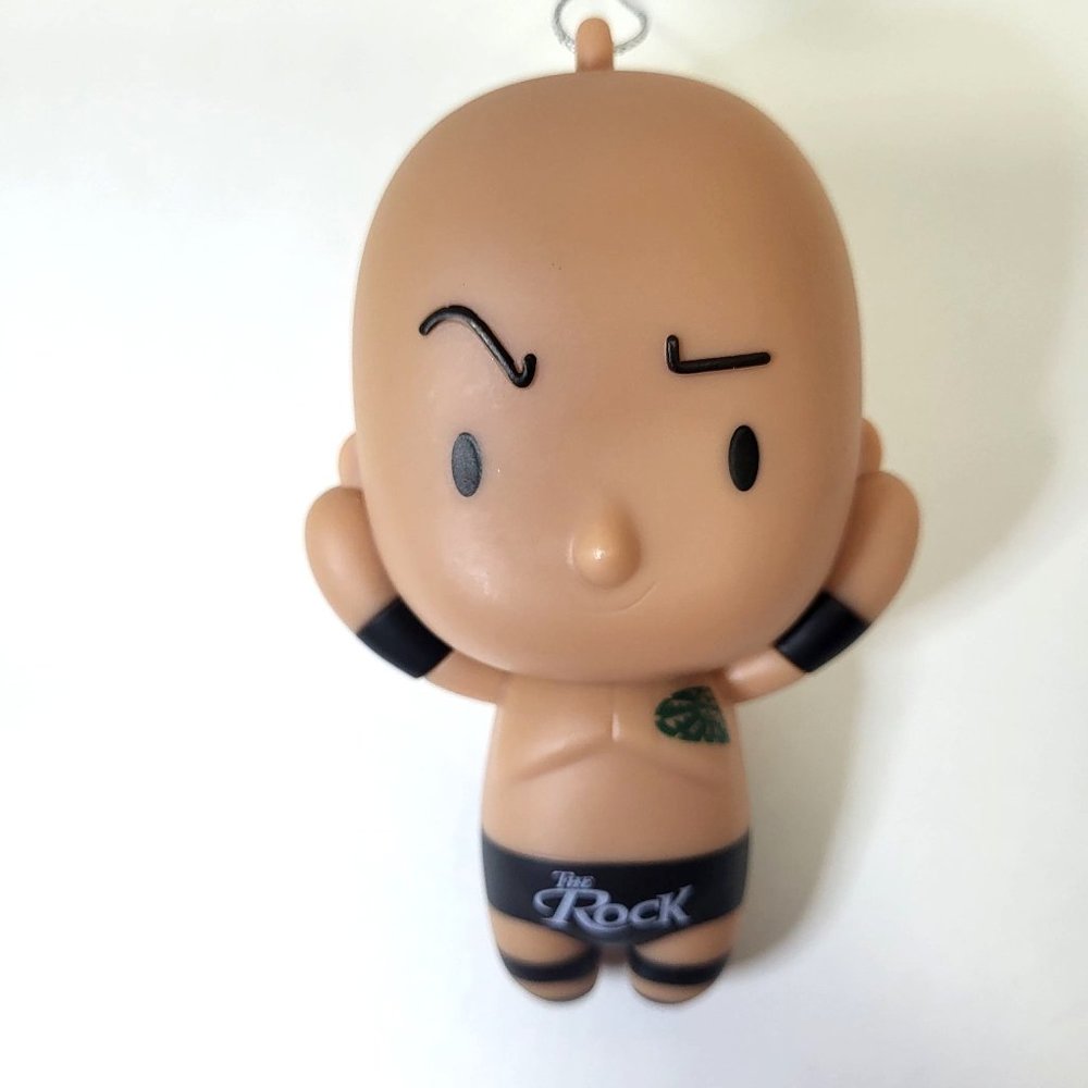 New Hallmark WWE The Rock Dwayne Johnson Wrestler Tree Ornament Gift Collectible - Picture 3 of 9